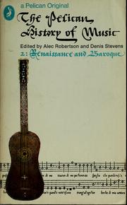 Cover of: The Pelican history of music