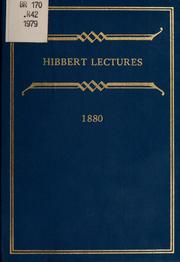 Cover of: Lectures on the influence of the institutions, thought, and culture of Rome, on Christianity and the development of the Catholic Church by Ernest Renan