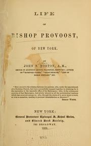Cover of: Life of Bishop Provoost, of New York.