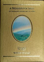 Cover of: A Treasury of days: 365 thoughts on the art of living
