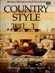 Cover of: Country style by Sharon L. Novotne O'Keefe