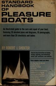 Cover of: Standard handbook of pleasure boats.