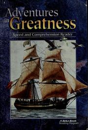 Cover of: Adventures in greatness: speed and comprehension 6