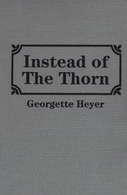 Cover of: Instead of the Thorn