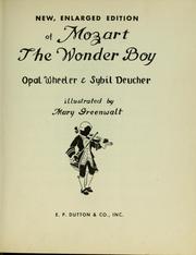 Cover of: New, enlarged edition of Mozart, the wonder boy