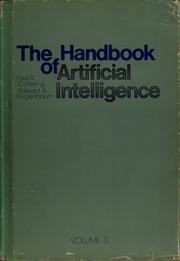 Cover of: The Handbook of artificial intelligence, volume III
