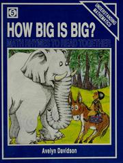 Cover of: How big is big?
