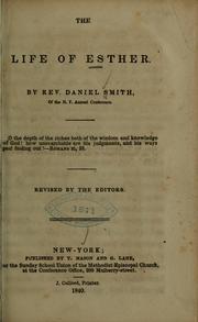 Cover of: The life of Esther