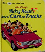 Cover of: Walt Disney's Mickey Mouse's book of cars and trucks
