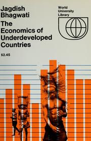 Cover of: The economics of underdeveloped countries.