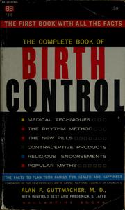 Cover of: The complete book of birth control