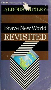 Cover of: Brave new world revisited. by Aldous Huxley