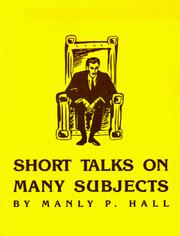 Cover of: Short talks on many subjects