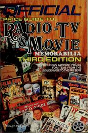 Cover of: The Official price guide to radio-TV & movie memorabilia