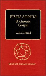 Pistis Sophia by G. R. S. Mead