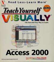 Cover of: Teach yourself Microsoft Access 2000 visually