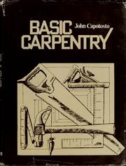 Cover of: Basic Carpentry