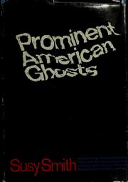 Cover of: Prominent American ghosts