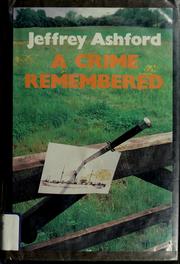 Cover of: A crime remembered