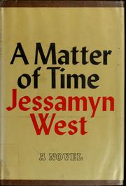 Cover of: A matter of time.