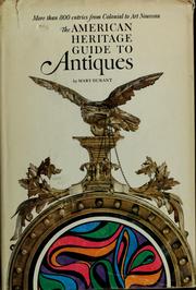 Cover of: The American heritage guide to antiques
