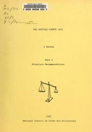 Cover of: The Suffolk county Massachusetts jail, a survey