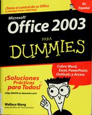Cover of: Office 2003 para dummies by Wallace Wang