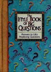 The little book of big questions by Dianna Daniels Booher, Dianna Booher