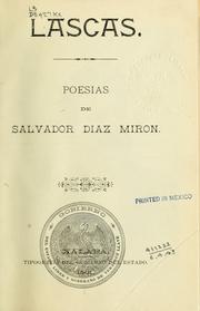 Cover of: Lascas by Salvador Díaz Mirón