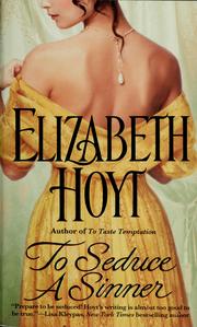 Cover of: To seduce a sinner by Elizabeth Hoyt