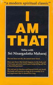 Cover of: I Am That: Talks with Sri Nisargadatta
