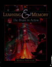 Cover of: Learning and memory