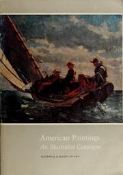 Cover of: American paintings: an illustrated catalogue.