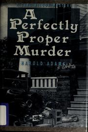 Cover of: A perfectly proper murder: a Carl Wilcox mystery