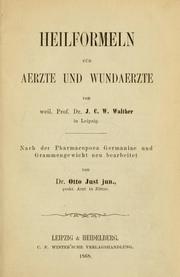 Cover of: Heilformeln für Aerzte und Wundaerzte