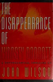 Cover of: The disappearance of Lyndsey Barratt