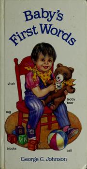 Cover of: Baby's first words