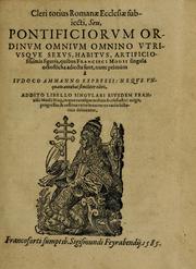 Cover of: Cleri totius Romanae ecclesiae subiecti by François Modius