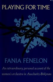 Cover of: Playing for time by Fania Fénelon