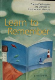 Cover of: Learn to remember