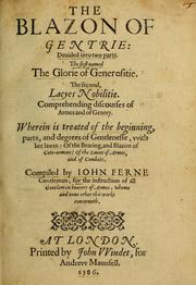 The Blazon of Gentrie by Ferne, John Sir