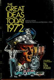 Cover of: The Great ideas of today, 1972