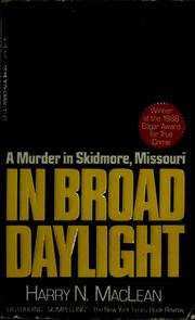 Cover of: In broad daylight