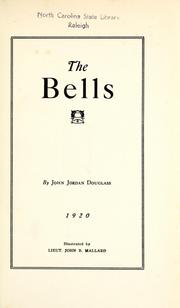 Cover of: The bells by John Jordan Douglass