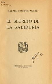 Cover of: El secreto de la sabiduría