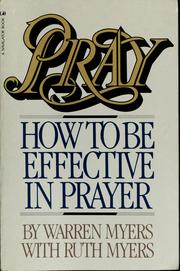Cover of: Pray