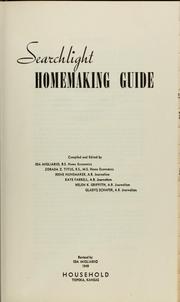 Cover of: Searchlight homemaking guide by Household Magazine