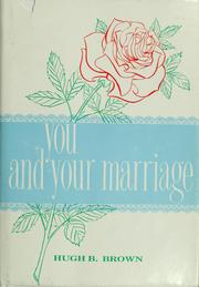 Cover of: You and your marriage