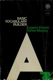 Cover of: Basic vocabulary builder