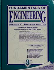 Cover of: Fundamentals of engineering: a complete reference for the FE/EIT examination